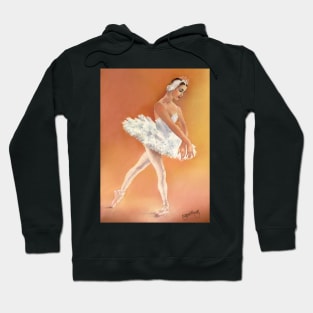 Odette Dancing in Swan Lake Hoodie